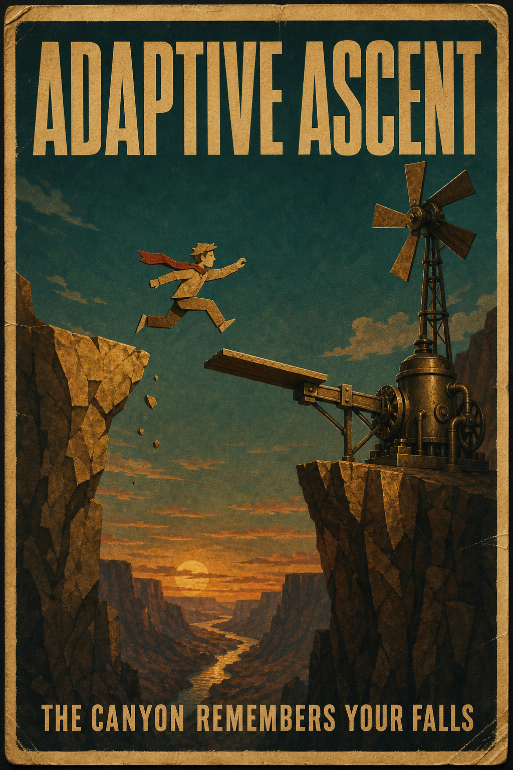 Adaptive Ascent canyon poster