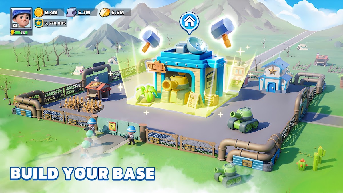 Official Last War store screenshot showing base construction and upgrades